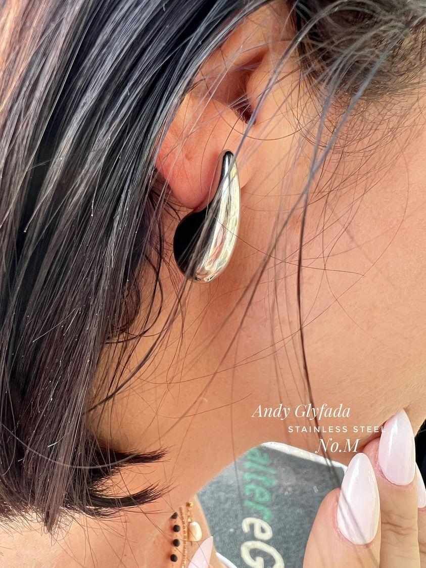 Real stainless shop steel earrings